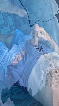 Stroking My Cock in the Pool
