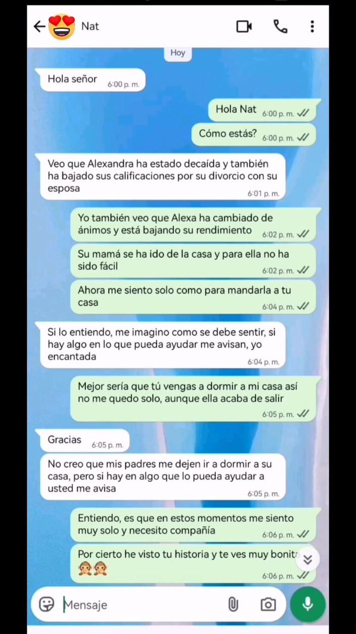 Natasha Caseros: Hete chat met de vriend van mijn stiefdochter