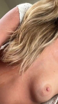 Perfect Blonde Girlfriend Makes Me Stay
