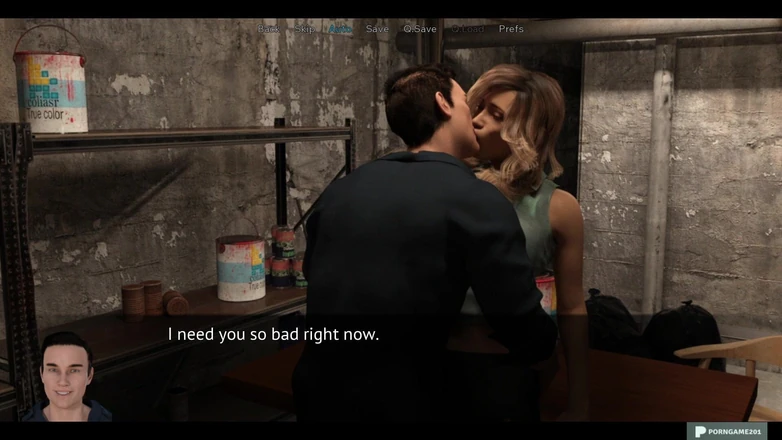 Porngame201: Kancelářská manželka - Playthrough # 5 nový oblek, kouření ve sklepě