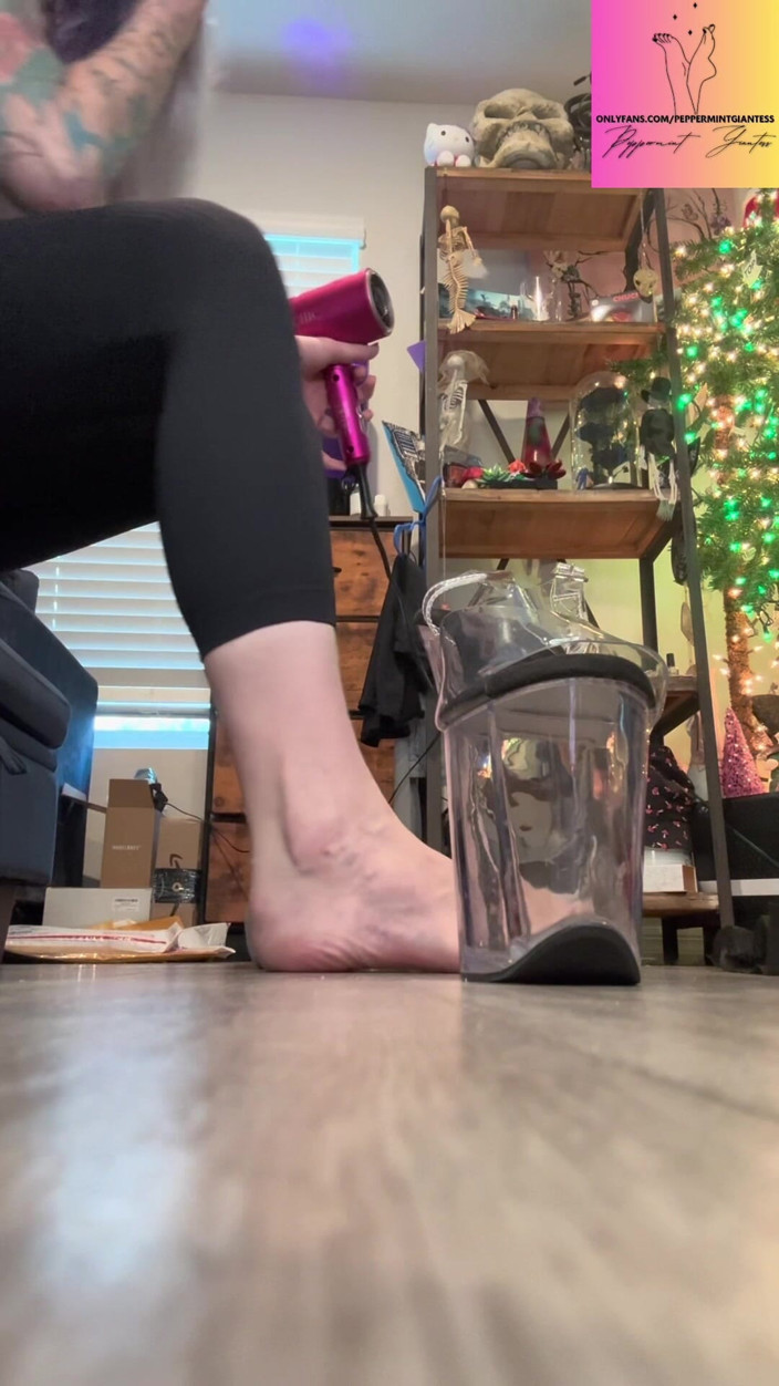 Peppermint Giantess: Děláme 8 palců podpatky velikost 14 Fit velikost 16 stop