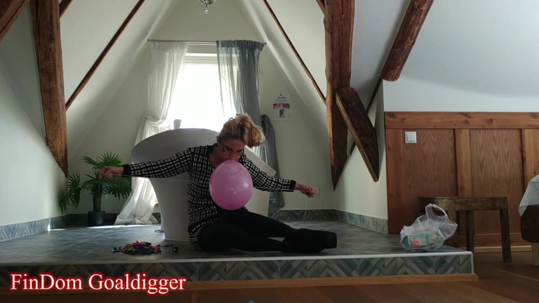 FinDom Goaldigger: Findom tarzında balon üfleme bölüm 1