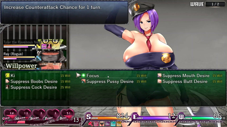 Cumming Gaming: Le walkthough silencieux en prison de Karryn [jeu hentai de RPG] épisode 1,...