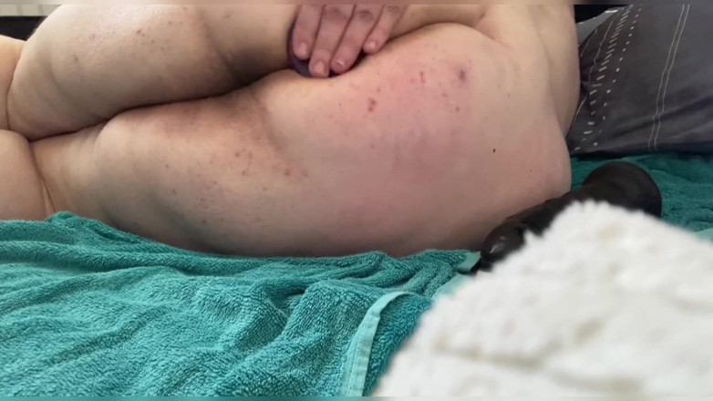 Real homemade BBW BBC porn: Bella donna culona solo sex toy doppia penetrazione, stimolante il...