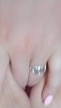 Morning Masturbation on Vacation Couch
