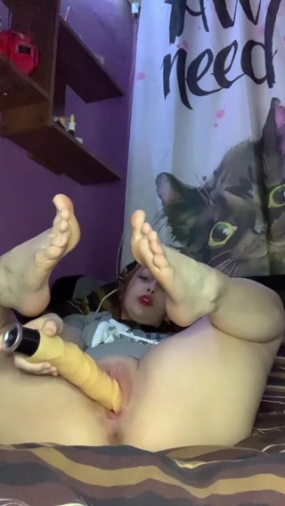Your Sexy GF: Komm aus meinen fingern und großem dildo