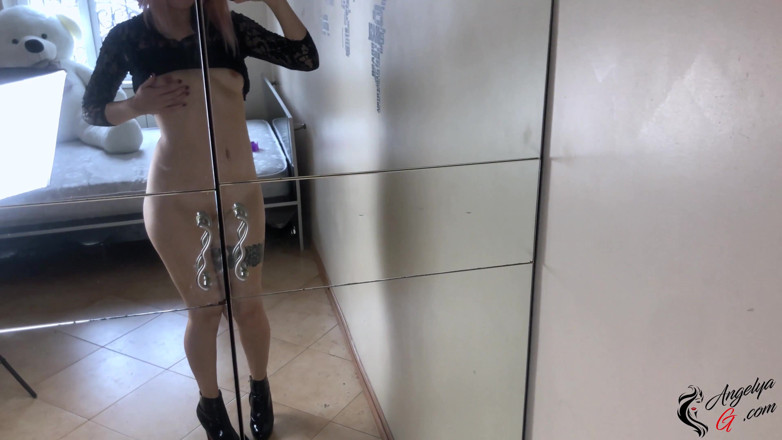 AnGelya G: Schätzchen-orgasmen aus lieblings-sexspielzeug