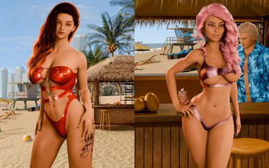 Adult Games by Andrae: Ep3: Nikki ve Veronika'yı tanıma - büyük memeler macerası