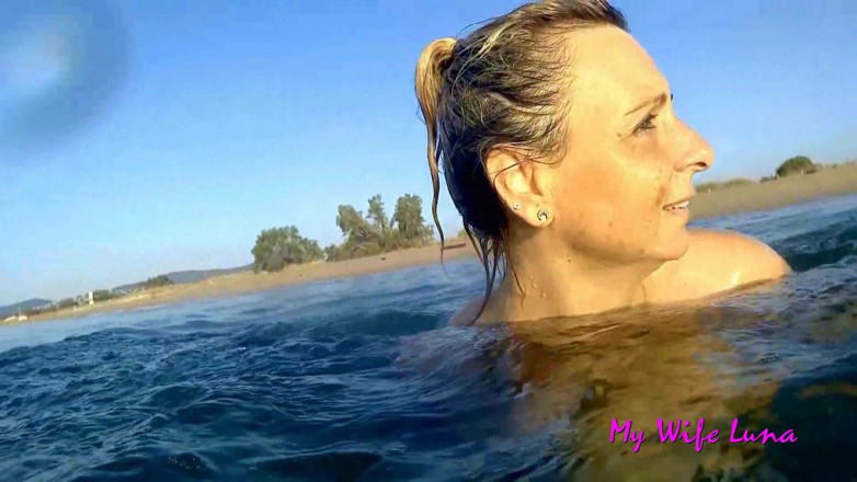 My Wife Luna: Fucked on the beach