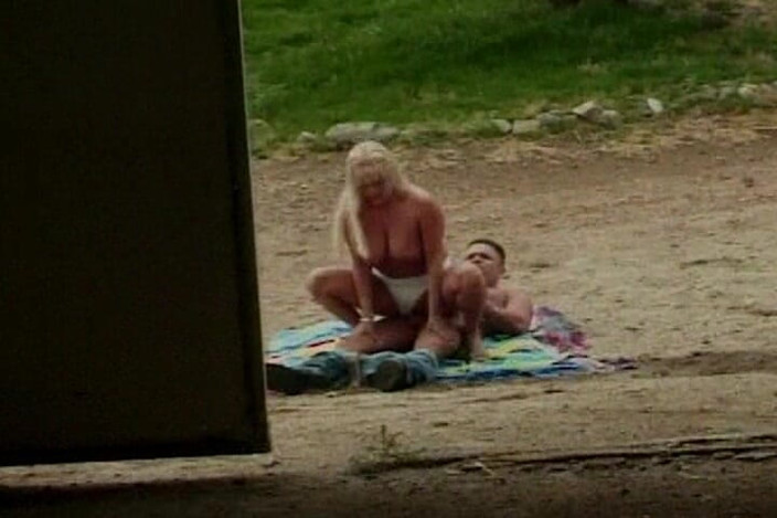 Lovers Of Vintage: Big Facial for Big Boobed Blonde MILF