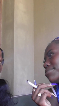 Ebony Girls Smoking