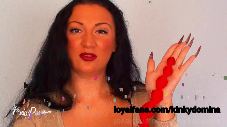 KinkyDomina: Entrenamiento anal para mi mariquita