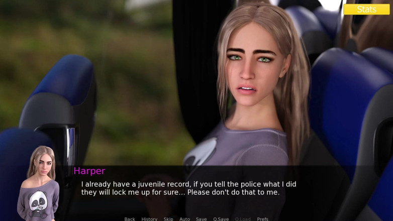 3D Cartoon Porn: Erotica 8 - Ren fingrar harper på bussen efter att ha fångat...