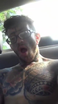 Jerking off in the Car