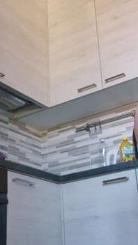 Naughty Girl in the Kitchen Likes Lingerie