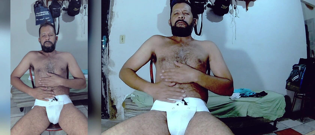 Stink HairyMale: Дрочка в шкарпетках, відео зі страпоном 4