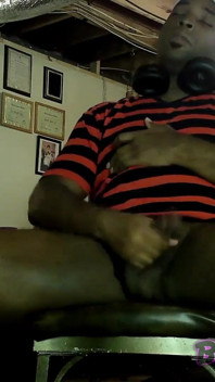 Dreamboy gamer jerks big dick while fingering tight hole