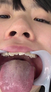 Amateur Girl Series - Observation of Amateur Girl Kanako's Tongue and Saliva Fetishism