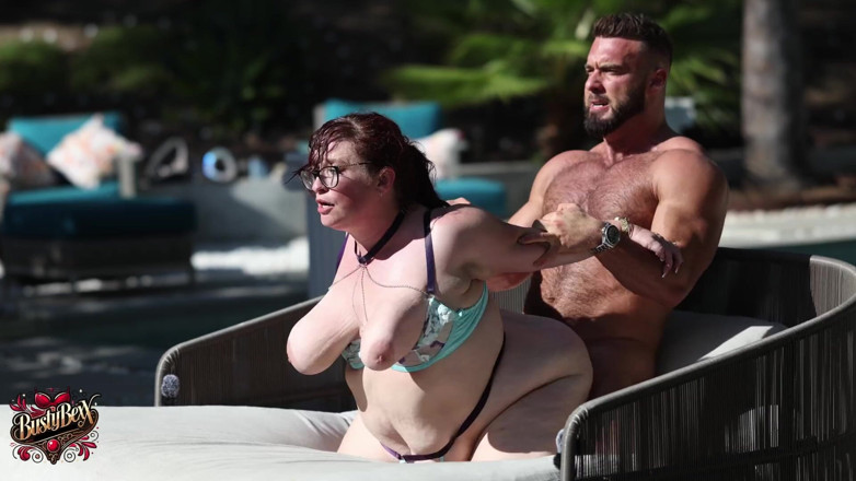 Busty Bexx: Poolside 3 Hole Free Use Slut