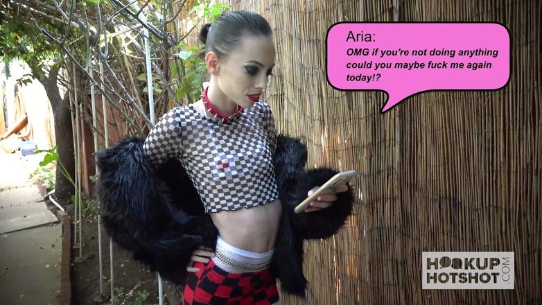 Hookup Hotshot: Aria Haze Can't Get Enough of Bryan Gozzling's Rough Fucking