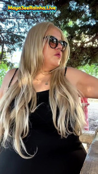 BBW Brazilian MILF Goddess Morning Outdoor Smoking Ritual Showing Thighs