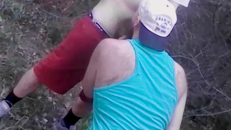 Dude_Spunk: Прямий чоловічий волохатий анон, спермоприймач, ведмідь крейсерська в лісі, висмоктав мою сперму