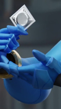 Pharah uit Overwatch - sportschooltrainingssessie pijpbeurt en wilde anale neukpartij met 3D-animatie die in het gezicht eindigt