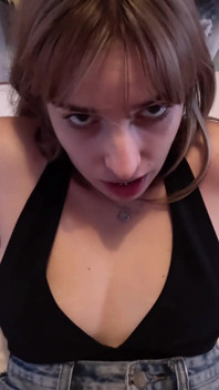Busty Brace Face Maya Luz Fucks Me with Her Feet