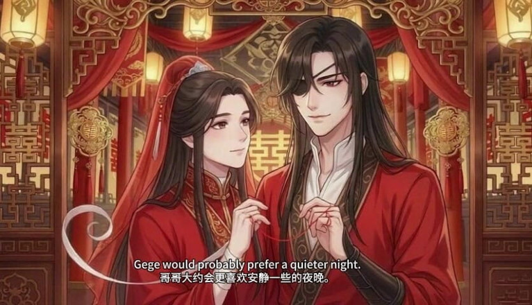 My bl anime: Xie Lian and Huacheng's Wedding Day