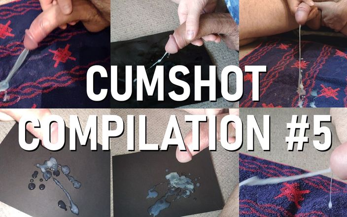 Curved One: Cumshot compilatie #5 - spermabad