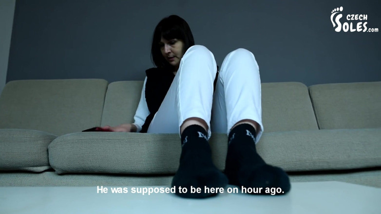 Czech Soles - foot fetish content: Massaging feet of his Stepmom, POV