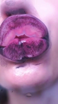 Get Lost in the Mesmerizing Gloss of My Phat, Gothic Lips as I Tease and Kiss You Into Submission