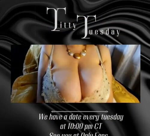 hugeboobswife: デートがあります!また明日の火曜日にお会いしましょう。私は私たちを見て楽しむためにオンラインになります。