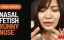 Japan Fetish Fusion: Наблюдение носа и дрочка дилдо с насморком от застенчивой красотки