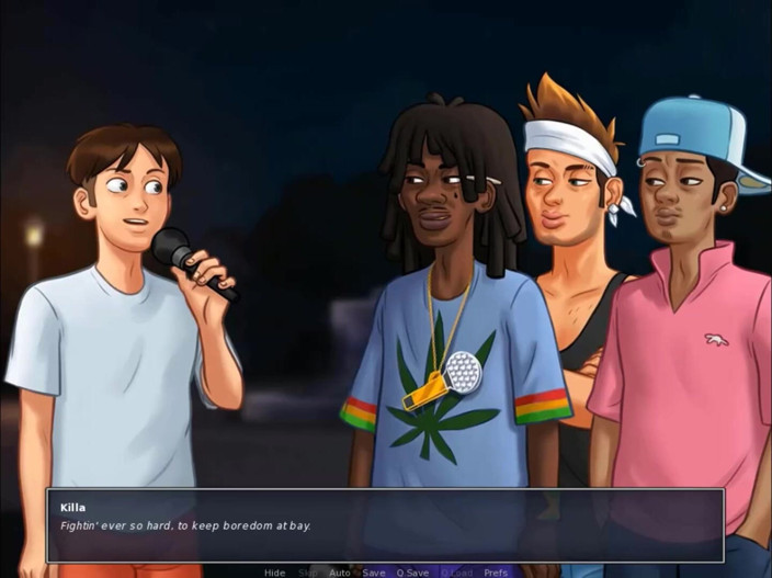 Cartoon Play: Summertime saga bhaag 70 - raat men pairon se chudaee sauteli bahan