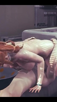 Hentai 3D senza censura - Emily succhia 2 cazzi e 69 - manga anime giapponese gioco porno