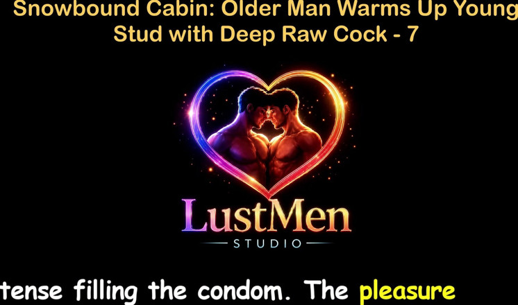 LustMen: English Audio Gay Sex Story - Snowbound Cabin: Starszy mężczyzna rozgrzewa...