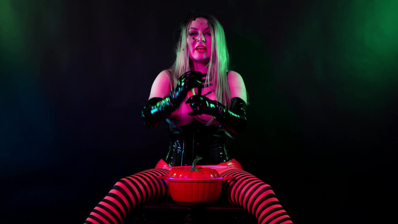 Arya Grander: Halloween witch! SPH JOI facesitting