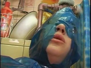 My MILF: Excellent babe in bllue mask gets dick deeply inside her...