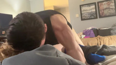 Alpha stud 4 u: Видео от первого лица прямо над ее головой, как она принимает это