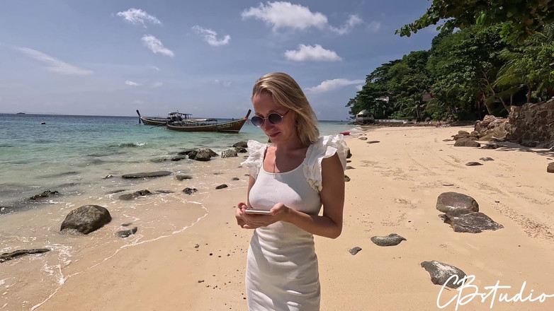 Cail Brodnevski: Hardcore-mit einem fremden mädchen am meer