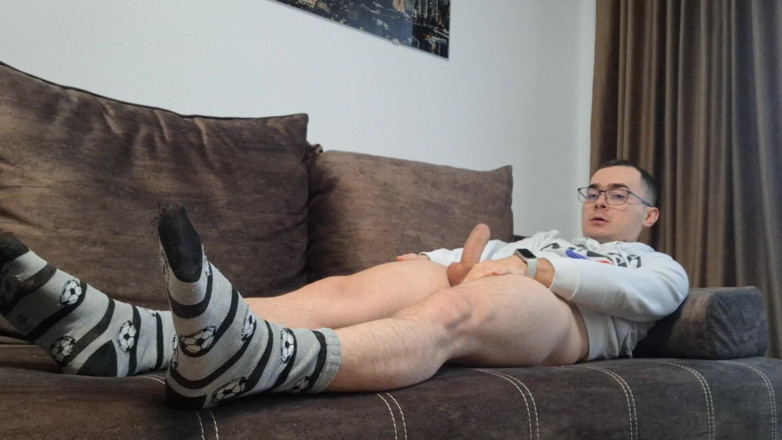 The college boy: 18 Year Old College Nerd Masturbates After Class