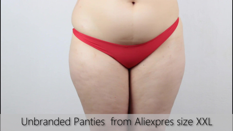 Lingerie Review: 2ドル以下のプラスサイズのパンティーを試着、パート3