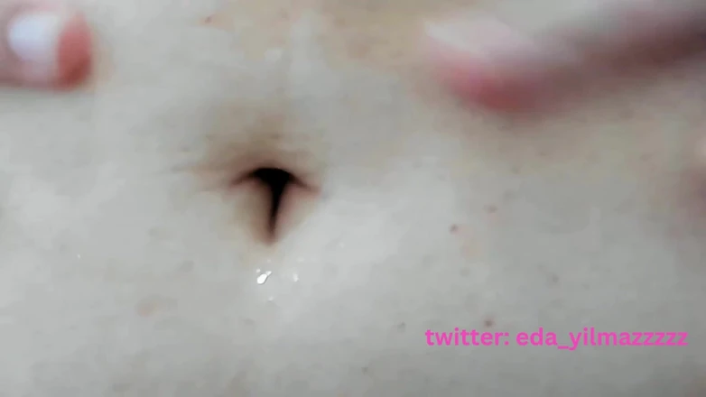 turk_milf_porno: Belly Button Fetish - Belly Button Spitting