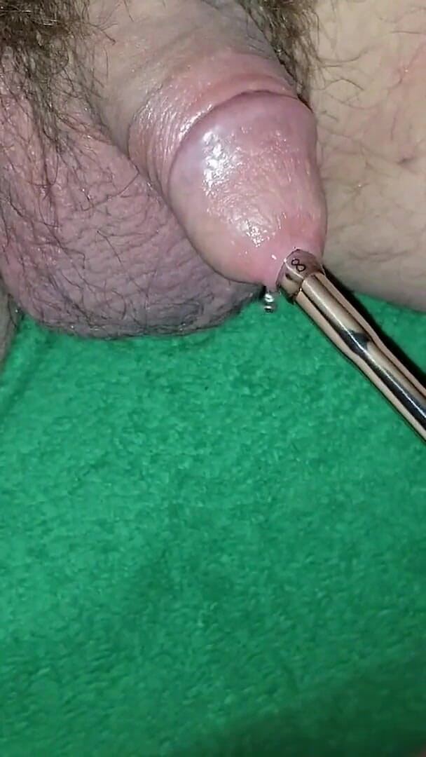Urethral Sounding with Cumshot (Curious Jay)
