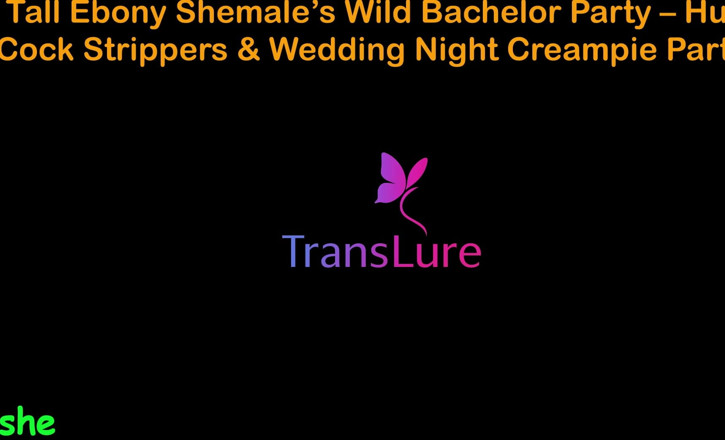 TransLure: English Audio Sex Story - Tall Ebony Shemale’s Wild Bachelor Party -...