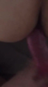 Dubbel anal dildo onani