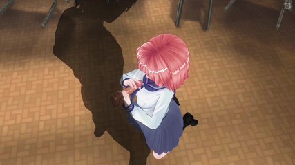 H3DC: 3D Hentai college girl jerk off cock to her teacher