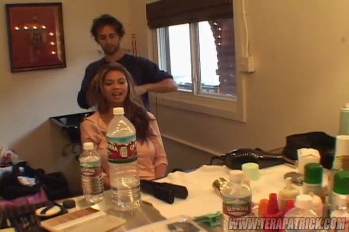Tera Patrick: Hairstyling Session Featuring Tera Patrick