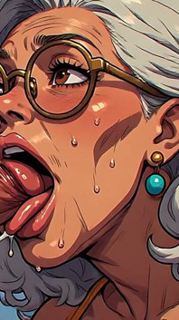Older Women Blowjob Art